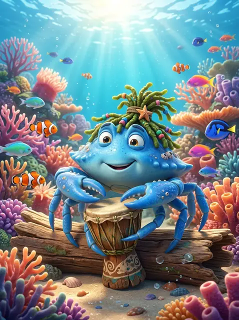 Tide, a kék rák